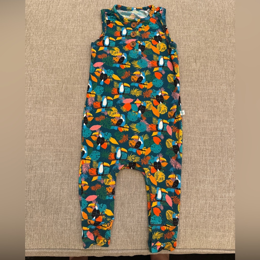 Posh Peanut Rio Henley Romper
